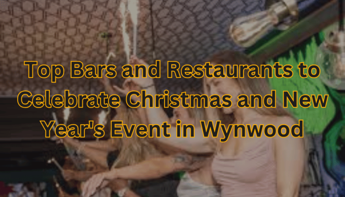 Top Bars and Restaurants to Celebrate Christmas and New Year’s Event in Wynwood